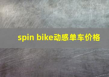 spin bike动感单车价格